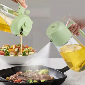 2in1 Cooking Oil Sprayer Glass Bottle